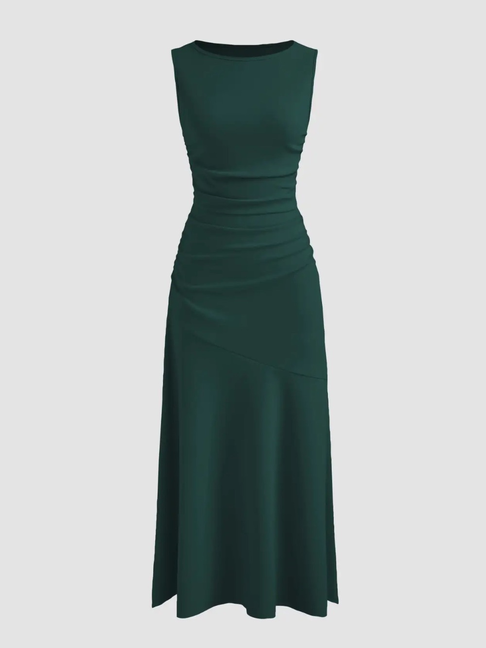 NWT Cider Emerald Green Full Length Sleeveless Dress